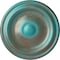 Ekena Millwork Maria Ceiling Medallion (Fits Canopies up to 1 3/4"), 9 5/8"OD x 1 1/8"P, Copper Green Patina CM09MACGS - alternate 1